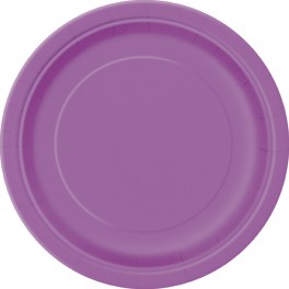 20 PRETTY PURPLE 7" PLATES