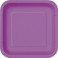 16 PRETTY PURPLE 7" SQR PLATES