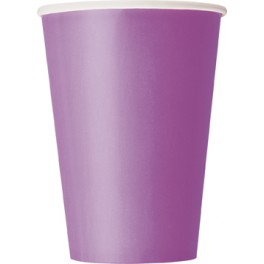10 PRETTY PURPLE 12OZ CUPS