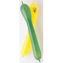 12 SQUIGGLY WORM BALLOONS
