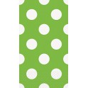 16 LIME GRN DOT GUEST NAPS