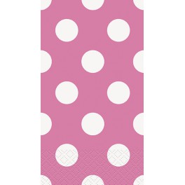 16 HOT PINK DOT GUEST NAPS