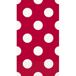 16 RUBY RED DOT GUEST NAPS