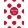 8 RUBY RED DOTS THNK YOU NOTES