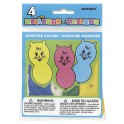 4 ANIMAL BALLOONS