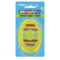 DECORATIVE BIRTHDAY CANDLE "0"