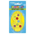 DECORATIVE BIRTHDAY CANDLE "1"