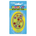 DECORATIVE BIRTHDAY CANDLE "6"