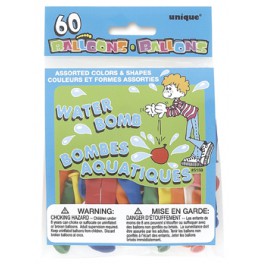 60 WATER BOMB BALLOONS