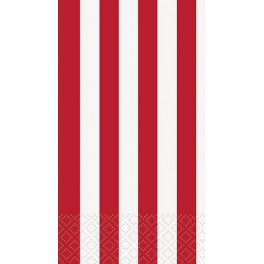16 RED STRIPE GUEST NAPS