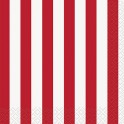 16 RED STRIPE BEV NAPS