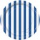 8 RYL BLUE STRIPE 7" PLATES