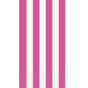 16 HOT PINK STRIPE GUEST NAPS