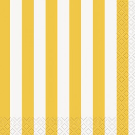 16 YELLOW STRIPE BEV NAPS