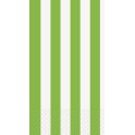 16 LIME GRN STRIPE GUEST NAPS