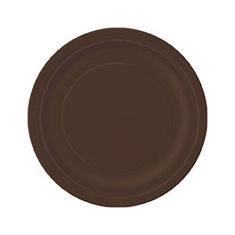 20 BROWN 7" PLATES