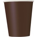 8 BROWN 9OZ CUPS