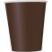 8 BROWN 9OZ CUPS