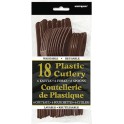 18 ASST CUTLERY BROWN