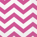 16 HOT PINK CHEVRON LUNCH NAP