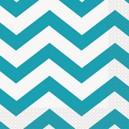 16 CRB TEAL CHEVRON LUNCH NAP