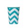 6 CRB TEAL CHEVRON 12OZ CUP