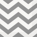 16 SILVER CHEVRON BEV NAP