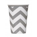 6 SILVER CHEVRON 12OZ CUP