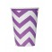 6 PRTY PRPL CHEVRON 12OZ CUP