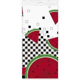 WATERMELON CHECK TABLECOVER