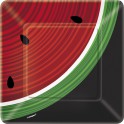 10 WATRMELON CHECK 7" SQRW PLT