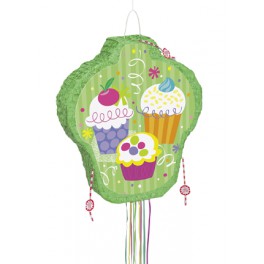 CUPCAKE PARTY POP-OUT PINATA