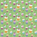 CUPCAKE PARTY GIFTWRAP 30"X5FT