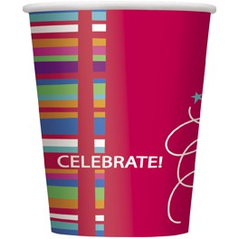 8 RED CELEBRATE 9OZ CUP