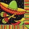 16 FIESTA STRIPES LUNCH NAPS
