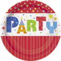 8 PARTY STYLE 7" PLATE