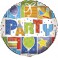 18" PKG PARTY STYLE FOIL BLLN