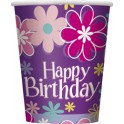 8 BDAY BLOSSOM 9OZ CUP