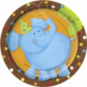 8 JUNGLE PARTY 7'' PLATE