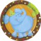 8 JUNGLE PARTY 7'' PLATE