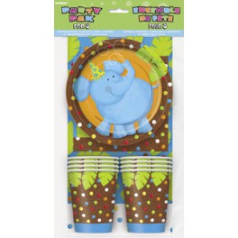 JUNGLE PARTY PARTY PAK FOR 8