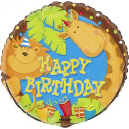 18'' BULK JUNGLE PARTY FL BLLN