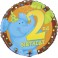 18" PKG 2ND BDAY JUNGL FOIL BL