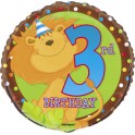 18"BULK 3RD BDAY JUNGL FOIL BL