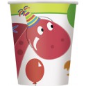 8 DINO PARTY 9OZ CUP