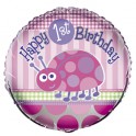 18"BLK FRST BDY LDYBG FL BLLN