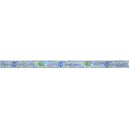 FRST BDAY TRTLE FOIL BNNR-12FT