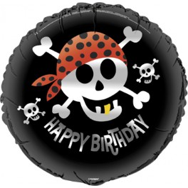 18" PKG PIRATE FUN FOIL BLLN
