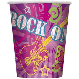 8 ROCK ON 9OZ CUPS