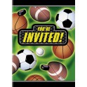 8 ACTION SPORTS INVITATIONS